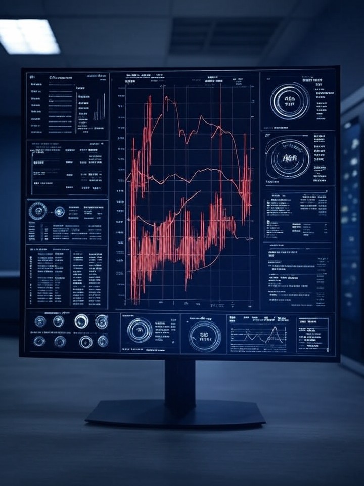 Ultra-realistic 8K performance optimization graph, tokens compressing in real-time, GPU clusters humming with continuous batching, metrics dashboards glowing.